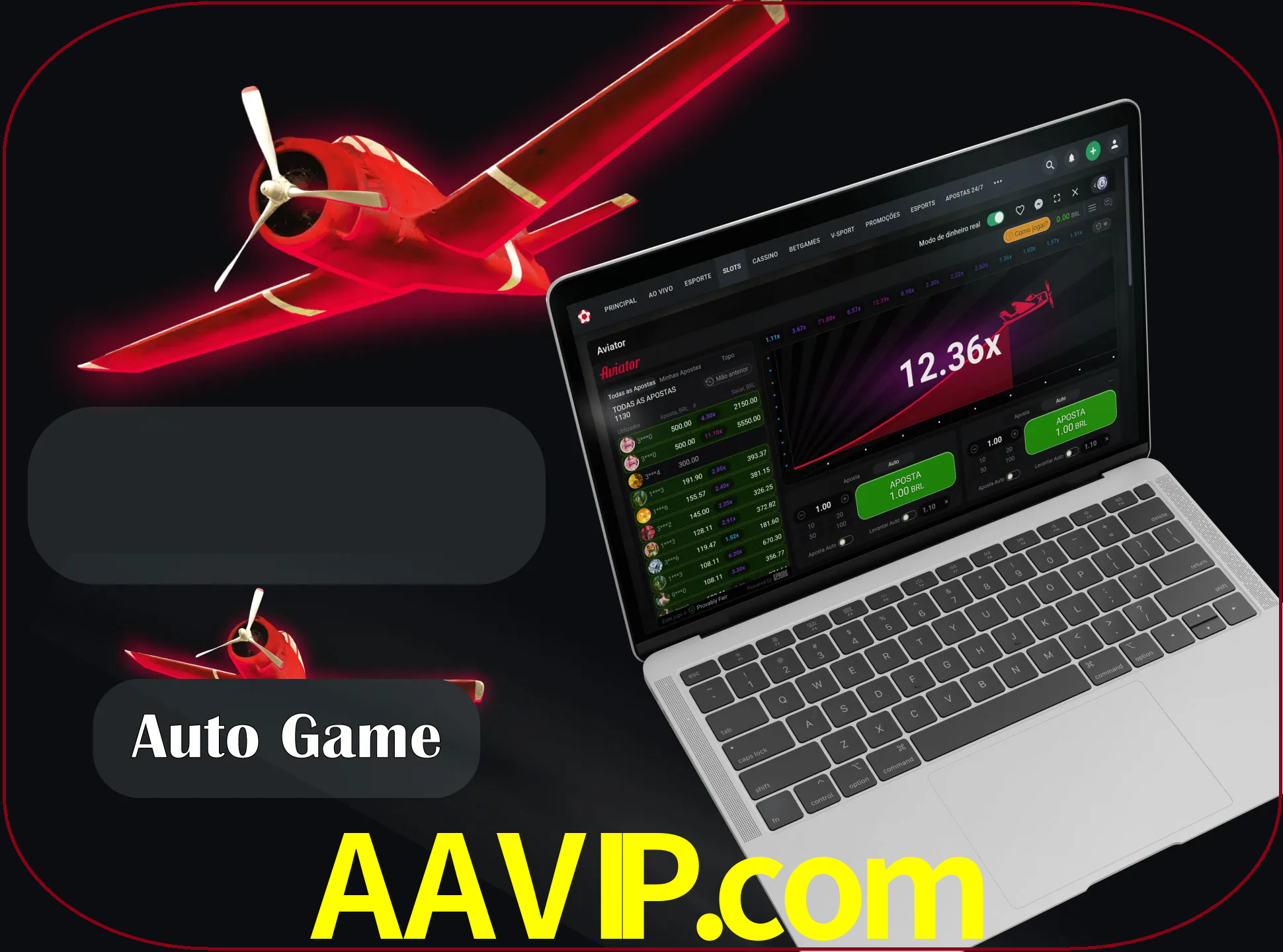 No modo automático, os jogos apostam e sacam seu dinheiro automaticamente.