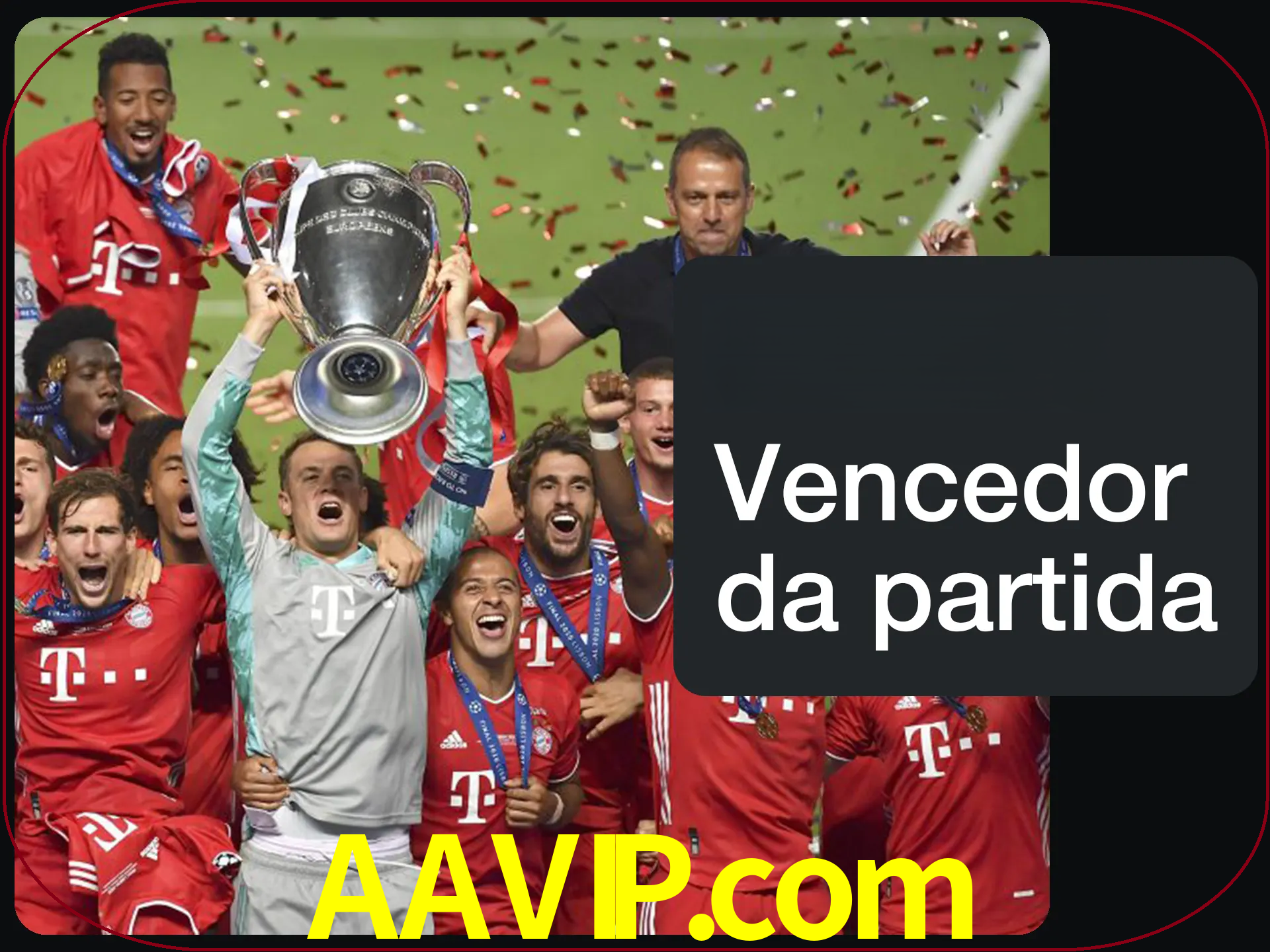 Aposte no vencedor e ganhe uma grande quantia de dinheiro.